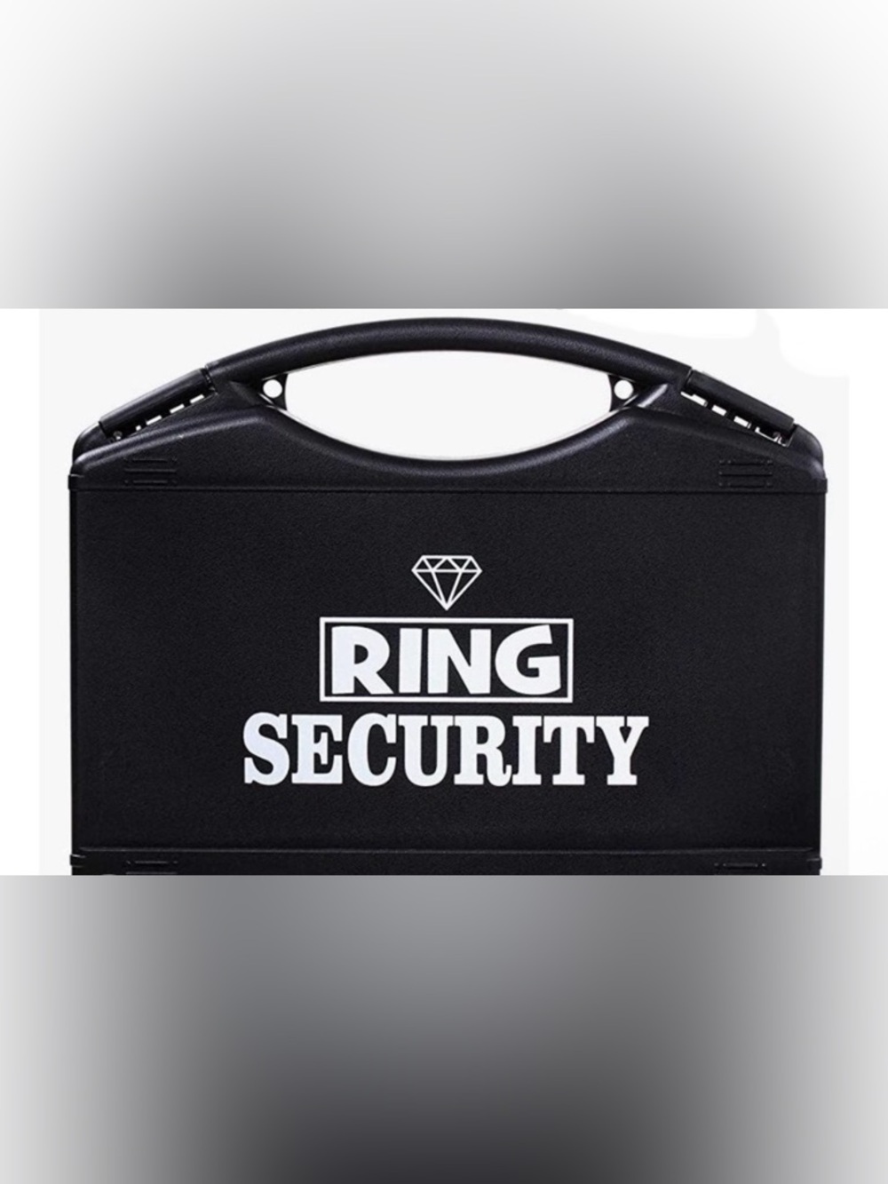 Ring Black Security Case with White Logo